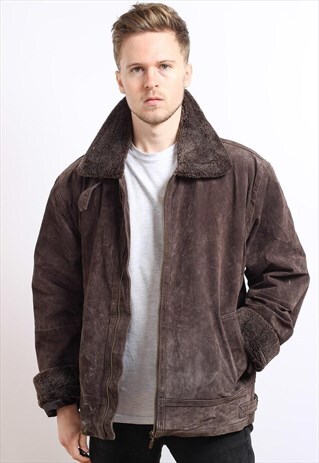 VINTAGE SUEDE AVIATOR JACKET