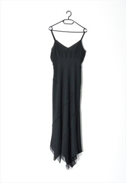 Y2K Black Gothic Sleeveless Long Dress