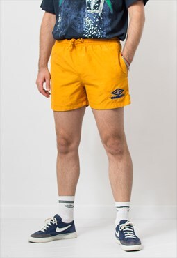 UMBRO shorts vintage 90's orange athletic men size M