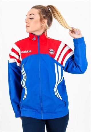 VINTAGE ADIDAS BAYERN MUNICH TRACK JACKET J1204
