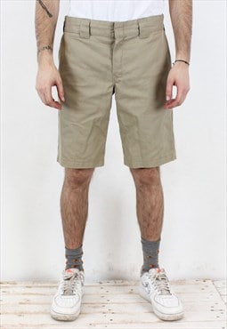 Vintage Mens W32 Slim Fit Straight Leg Shorts Bermuda Capri