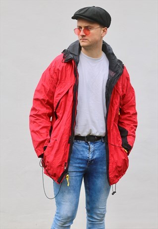 MARLBORO CLASSICS USA SCARLET RED 80S OUTDOOR SPOTS JACKET