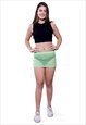 See Through Green Net Tight Pencil Fit Short Mini Skirt