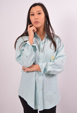 VINTAGE POLO RALPH LAUREN SHIRT TURQUOISE