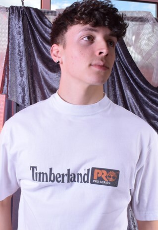 VINTAGE TIMBERLAND WHITE TEE