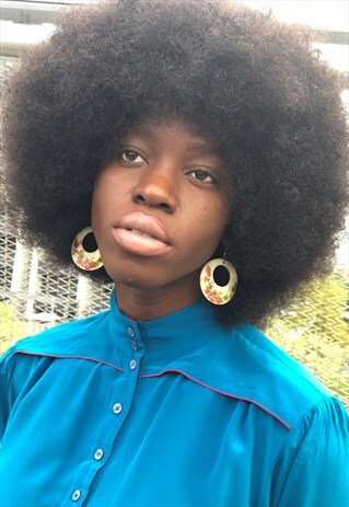 VINTAGE CIRCLE HANGING EARRINGS