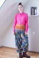 BRIGHT COLORFUL LIGHT HAREM STYLE COTTON TROUSERS