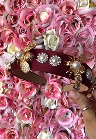 CECESCROWNS EMBELLISHED HEADBAND