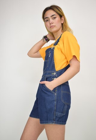 VINTAGE 90'S DENIM DUNGAREES