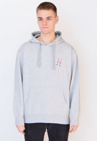GREY ARROWS (RED) HOODIE