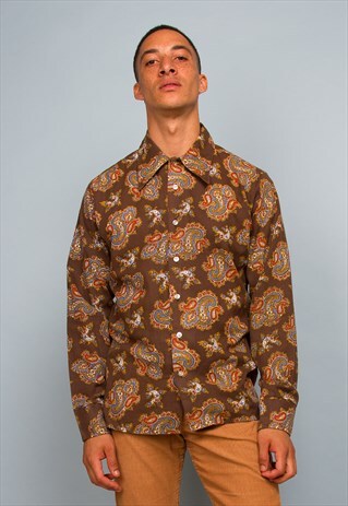 VINTAGE 1970'S PAISLEY SHIRT