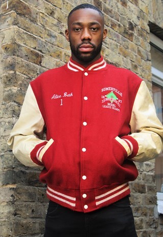 RETRO / 90'S / RED SOX VARSITY JACKET