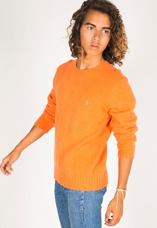 VINTAGE 80S POLO RALPH LAUREN KNIT JUMPER / R03703