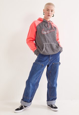 VINTAGE NIKE HOODIE GREY
