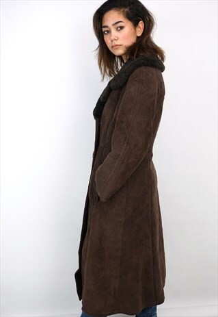 VINTAGE 90'S SHEARLING COAT