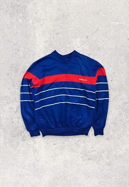 Vintage Adidas Ventex Jumper Blue/Red