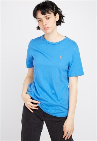 VINTAGE BLUE RALPH LAUREN T-SHIRT