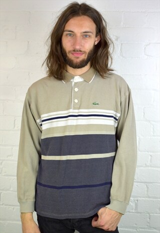 VINTAGE 90'S LACOSTE 1/4 BUTTON SWEATSHIRT