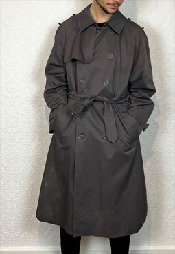 Vintage Burberry Trench Coat in Grey 