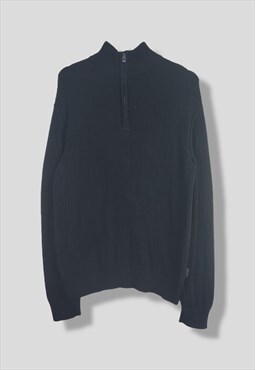 Vintage Calvin Klein Jumper Quarter zip in Black M