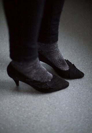 VINTAGE 80'S BROWN SUEDE SHOES