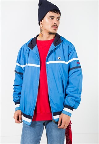 VINTAGE 80S FILA SHELL SPORT JACKET / S1517