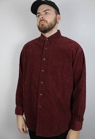 VINTAGE CORDUROY SHIRT SIZE LARGE