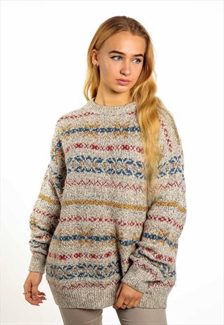 VINTAGE PATTERNED JUMPER K152