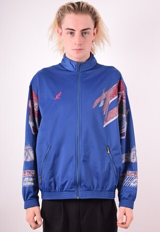AUSTRALIAN L'ALPINA MENS VINTAGE TRACKSUIT TOP JACKET MEDIUM