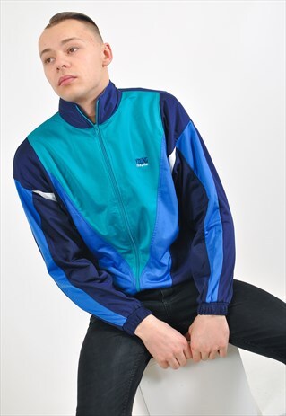 VINTAGE 90'S RETRO TRACK JACKET