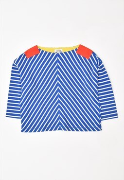 Vintage JC De Castelbajac Jumper Sweater Stripes Blue