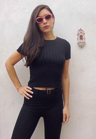 VINTAGE 90'S RIBBED T-SHIRT