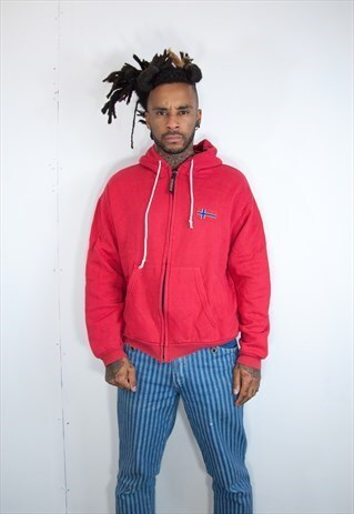 VINTAGE NAPAPIJRI EMBROIDED HOODIE
