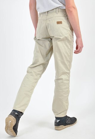 VINTAGE 90S JEANS IN BEIGE