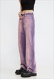 Women's Purple Gradient Jeans SS2022 VOL.4