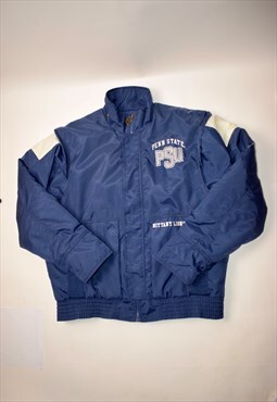 Vintage 90s Nike PSU Blue Coat