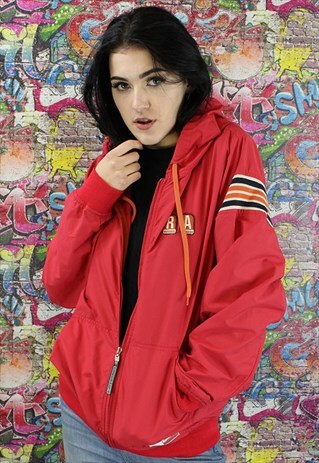 VINTAGE 90S SHELL JACKET / WINDBREAKER. UNISEX SPORTSWEAR.