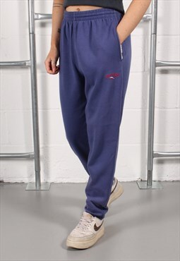 Vintage Reebok Joggers in Blue Soft Lounge Trackies Size 8