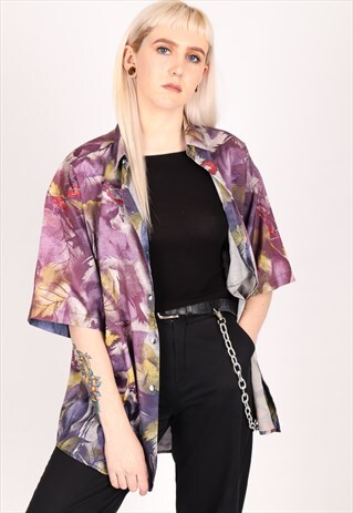 VINTAGE PATTERN SHIRT NS524