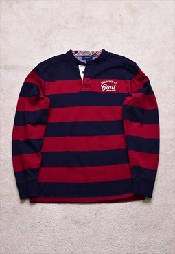 Vintage Gant Grandad Collar Rugby Top