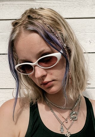 VINTAGE OVAL RETRO SUNGLASSES / UNISEX