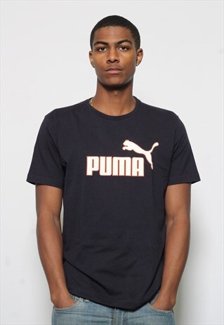 VINTAGE PUMA T-SHIRT BLUE