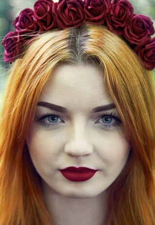FLOWER CROWN, FLORAL CROWN, FESTIVAL HEADBAND, BOHO HAIR