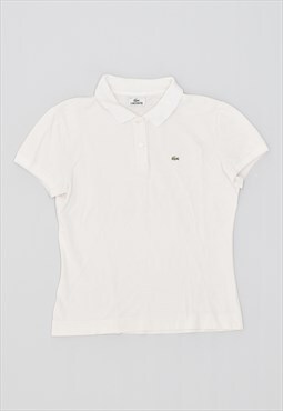 Vintage 00' Y2K Lacoste Polo Shirt White