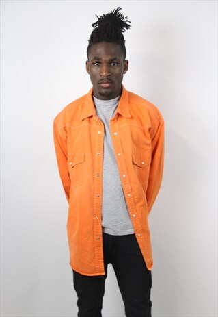 VINTAGE LEVI'S ORANGE SHIRT