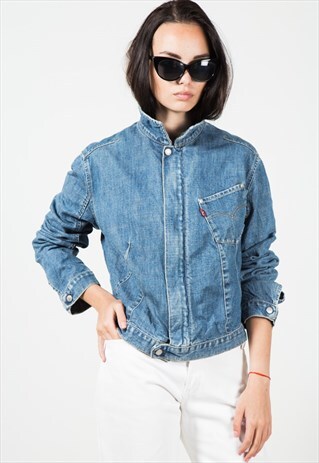 VINTAGE 80S ENGINEREED LEVI'S DENIM JACKET / S9709