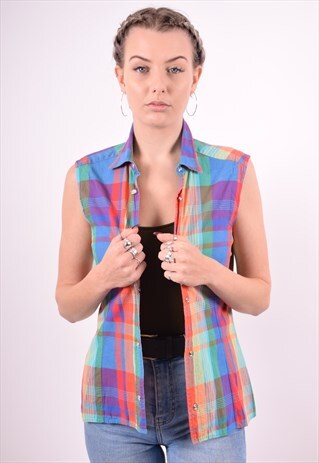 WOMENS VINTAGE SHIRT MEDIUM MULTI 90'S