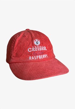 Vintage Y2K Vodka Cruiser Raspberry Corduroy Cap