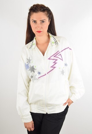 VINTAGE ADIDAS JACKET 80'S MADE IN W-GERMANY (1650)