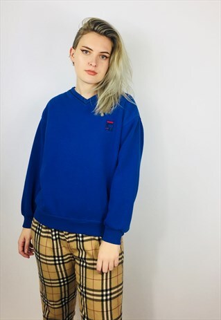 RETRO FILA EMBROIDERED SWEATSHIRT
